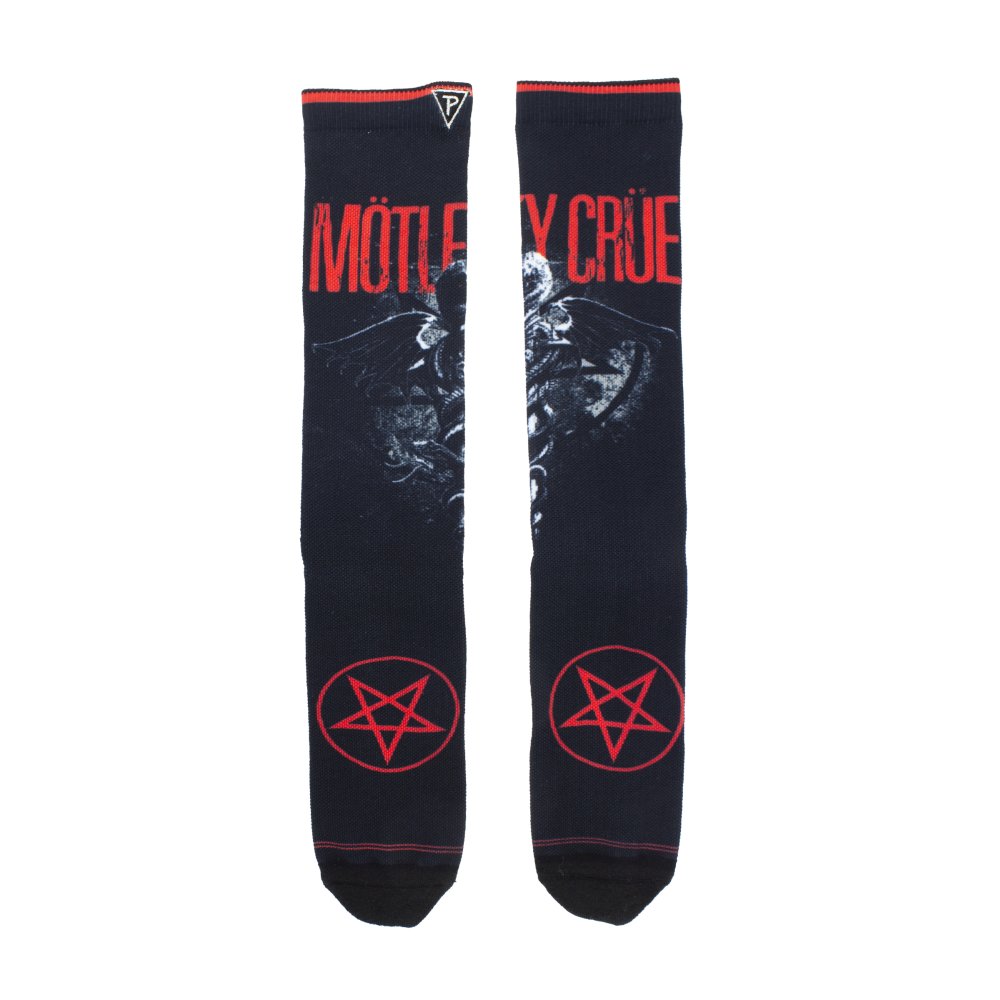 Motley Crue - Dye Sub Crew Sokken - Zwart